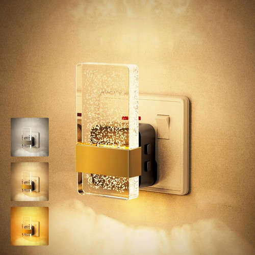 Plug night light with dusk - with,